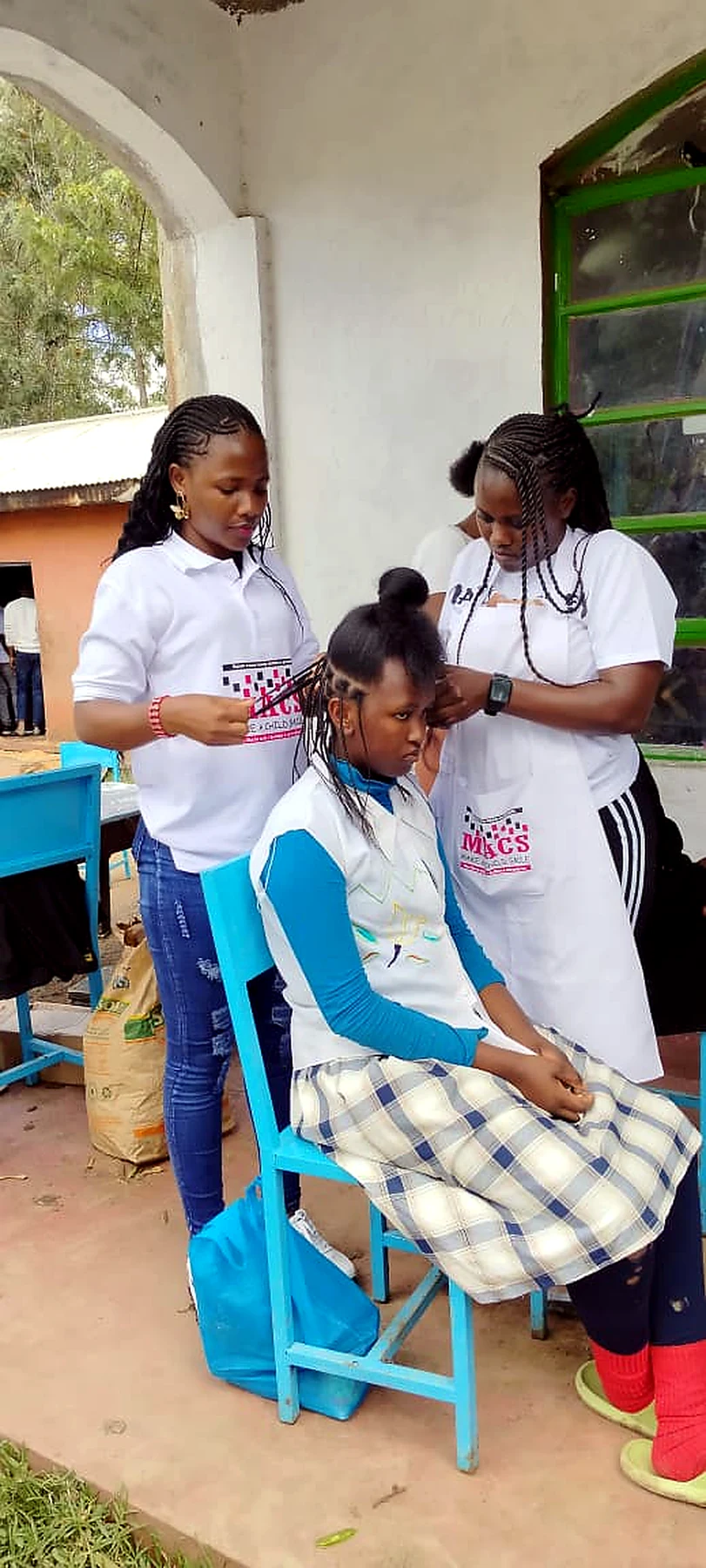 Community volunteers in action
